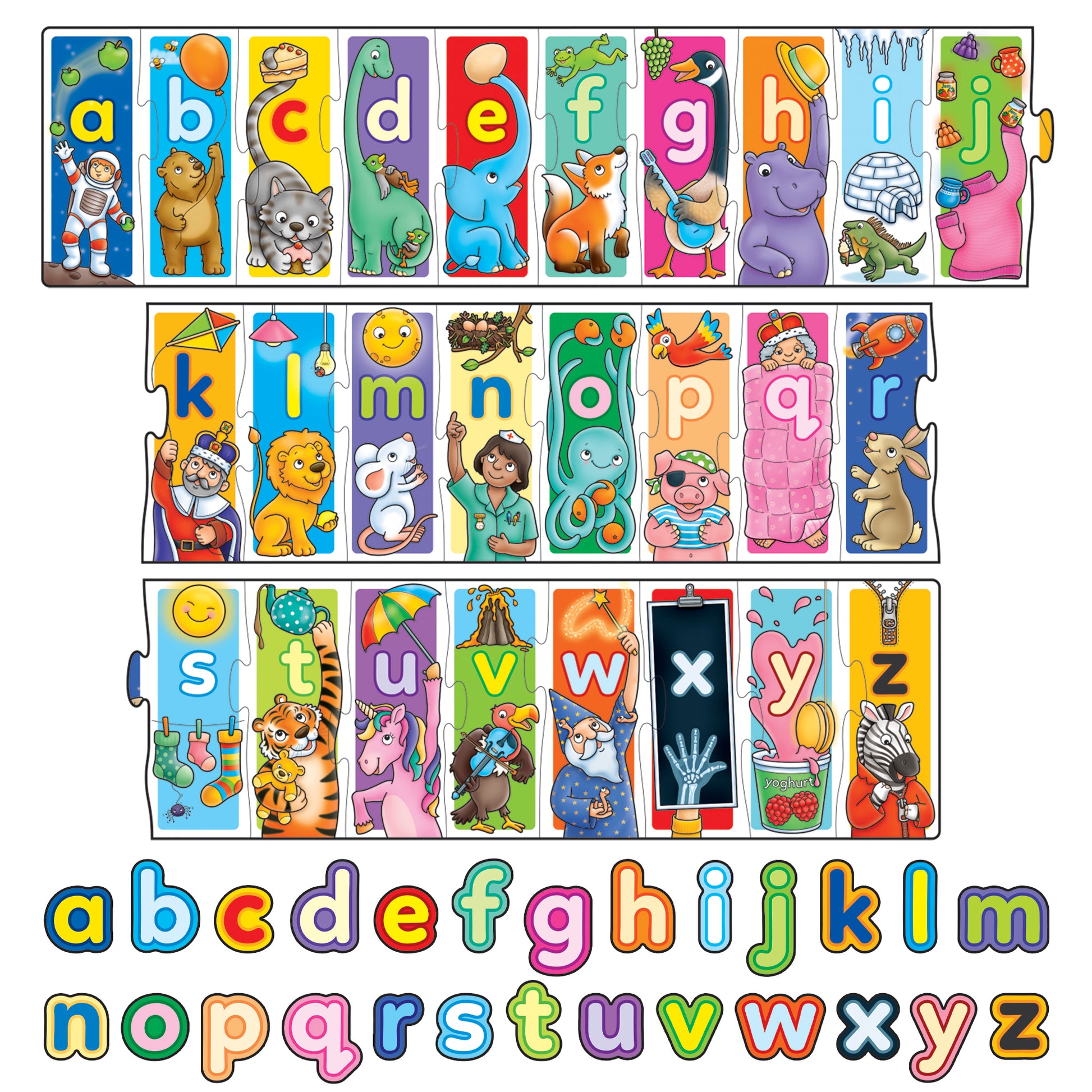 Giant Alphabet Jigsaw Puzzle Extra Long - Anilas UK