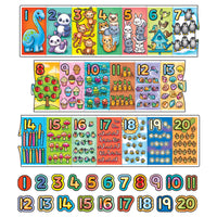 Giant Number Extra Long Jigsaw Puzzle - Anilas UK