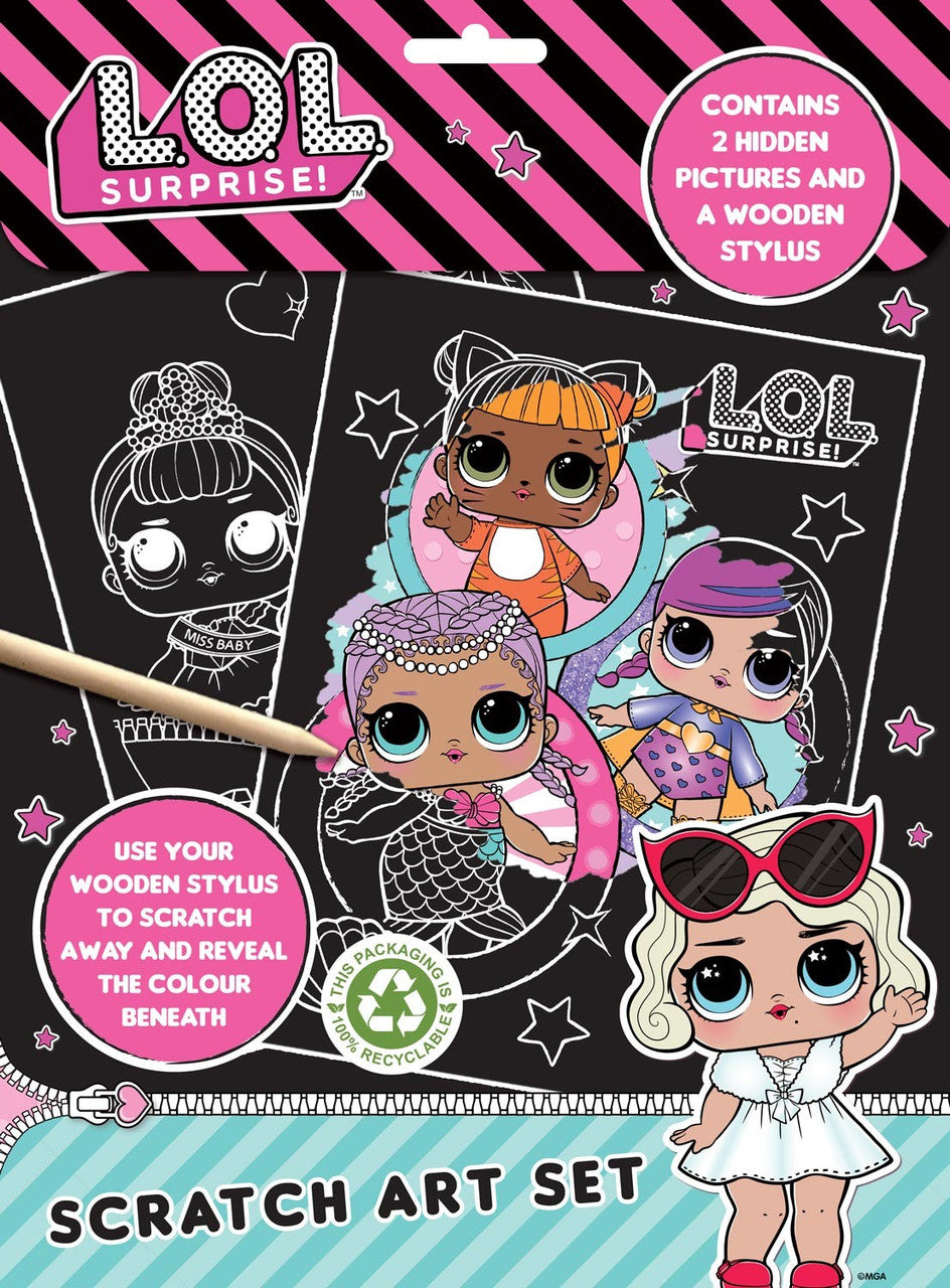 LOL Surprise Scratch Art Set - Anilas UK