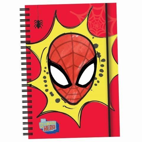 Spiderman A5 Wiro Notebook - Anilas UK