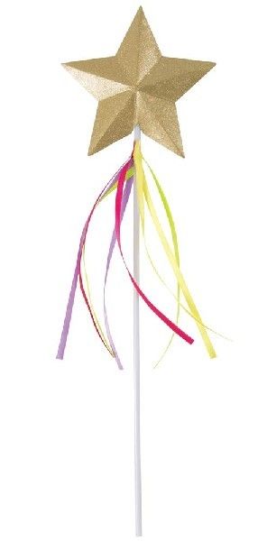 Princess Fairy Wand With Rainbow Ribbon - Anilas UK