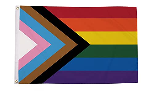 Giant Progress Pride Premium Quality Flag - Anilas UK