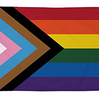 Progress Pride Premium Quality Flag (5ft x 3ft) - Anilas UK