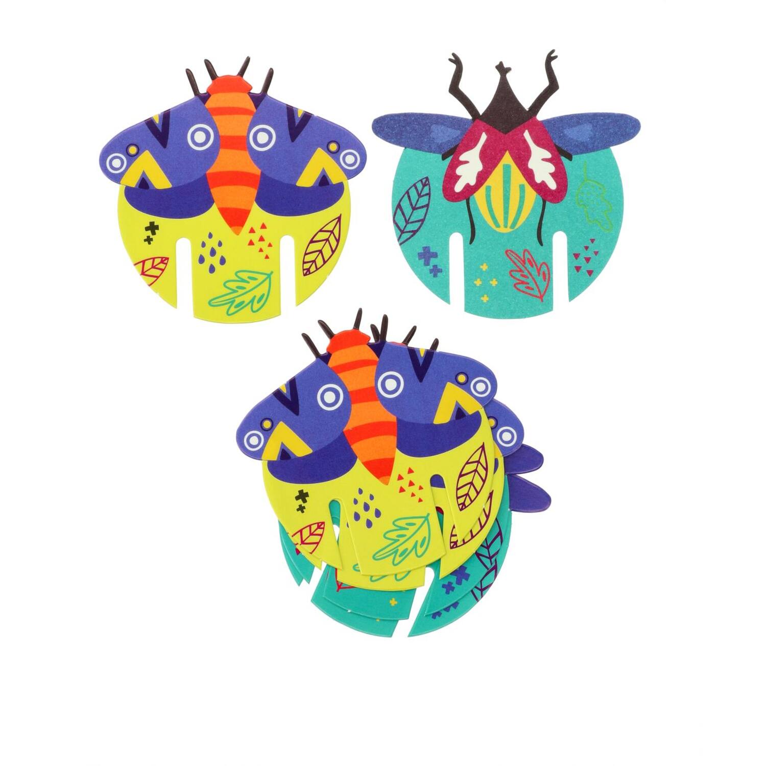 Glass Decoration - Buzzing Bugs (6 pieces) - Anilas UK