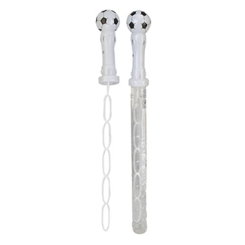 Football 14" Black and White Bubble Wand
