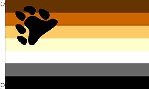 Gay Pride Bear Premium Quality Flag (3ft x 2ft) - Anilas UK