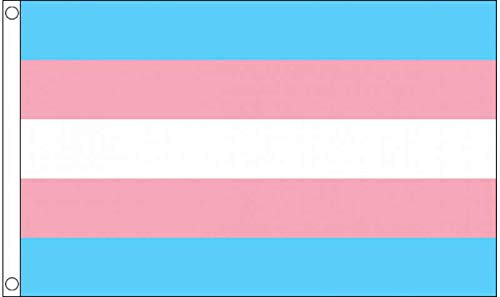 Transgender Premium Quality Flag (5ft x 3ft) - Anilas UK