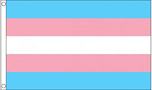 Transgender Premium Quality Flag (5ft x 3ft) - Anilas UK