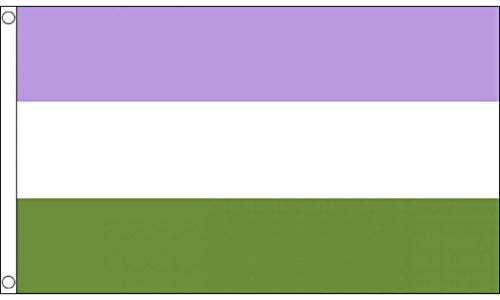 Genderqueer Premium Quality Flag (3ft x 2ft)