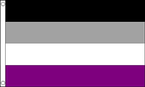 Asexual Premium Quality Flag (3ft x 2ft) - Anilas UK