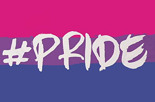 Hashtag Pride Bisexual Premium Quality Flag (5ft x 3ft) - Anilas UK