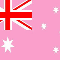 Pink Australia Premium Quality Flag (5ft x 3ft) - Anilas UK