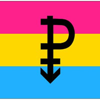 Pansexual Symbol Premium Quality Flag (5ft x 3ft) - Anilas UK