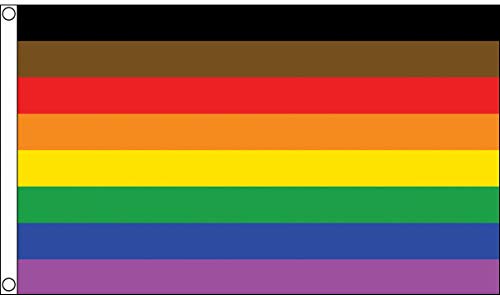 More Colours More Pride Premium Quality Flag (5ft x 3ft)