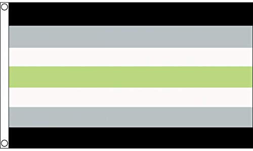 Agender Premium Quality Flag (5ft x 3ft) - Anilas UK