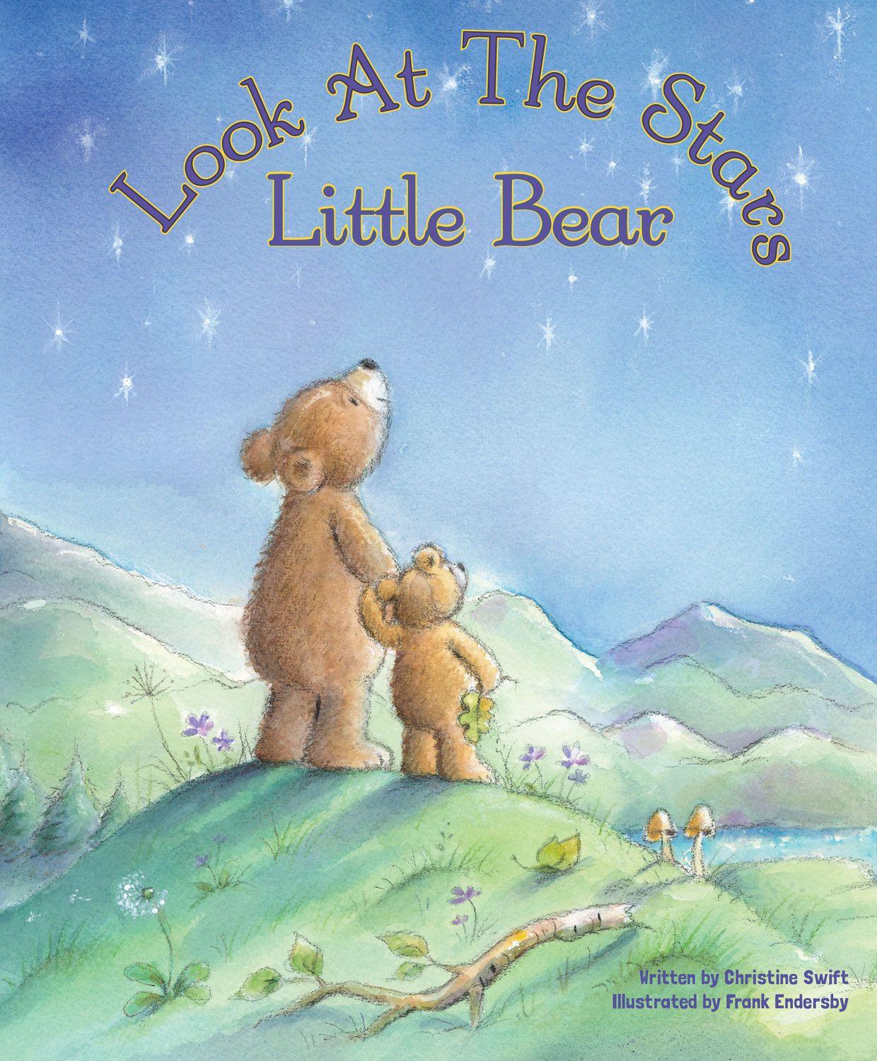 Look At The Stars Little Bear Children's Picture Story Book - Anilas UK