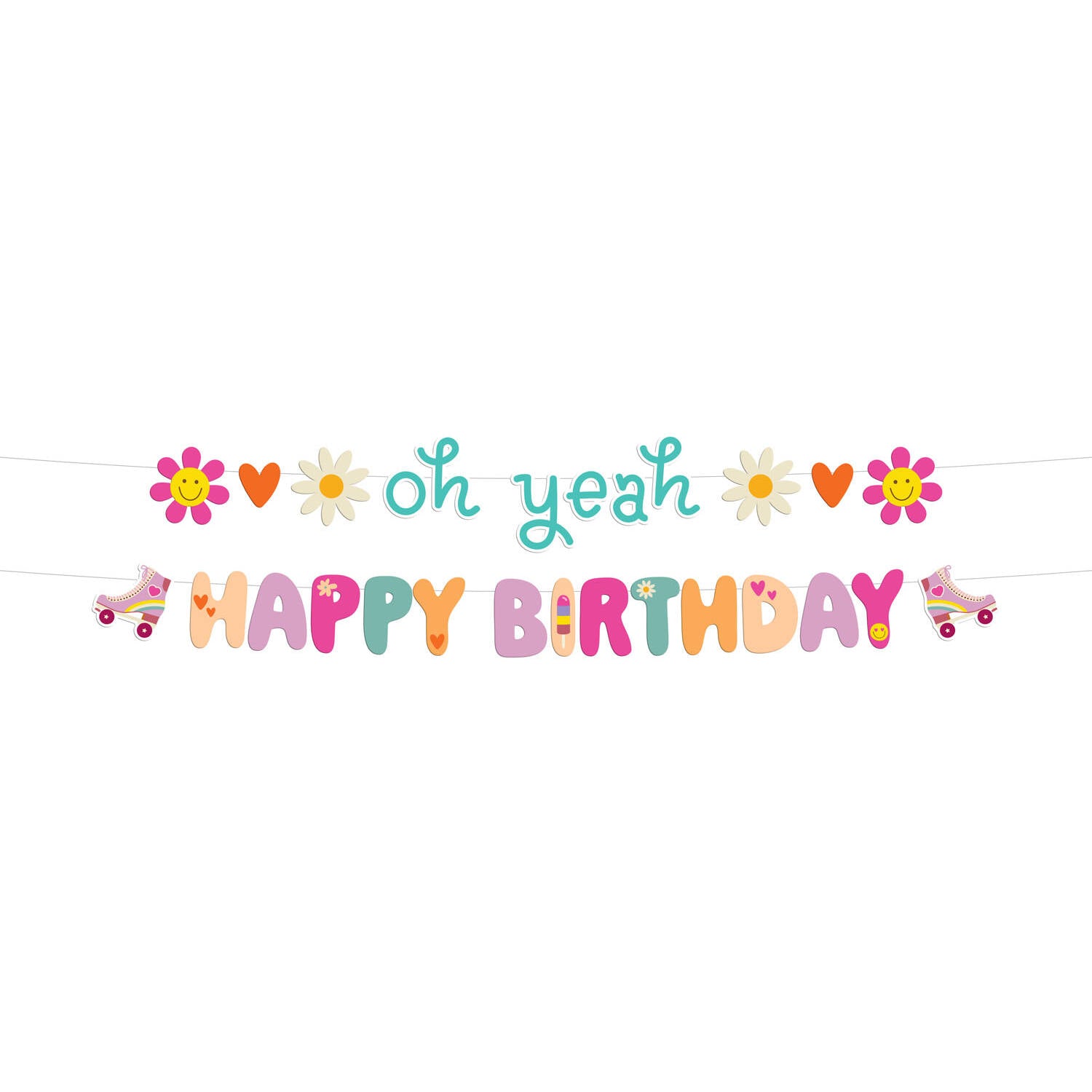 Letter Banner - Boho Girlz  (1.5 m) - Anilas UK