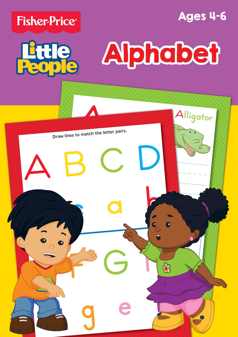 Fisher Price Little People Alphabet Activity Book - Anilas UK