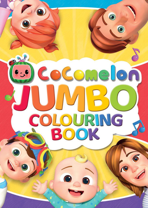 Cocomelon Jumbo Colouring Book - Anilas UK