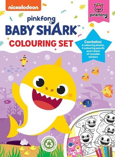 Baby Shark Colouring Set - Anilas UK
