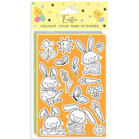 Easter Colour Your Own Sticker Sheets - Anilas UK