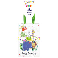
              White Jungle Party Bags (Set of 6) - Anilas UK
            
