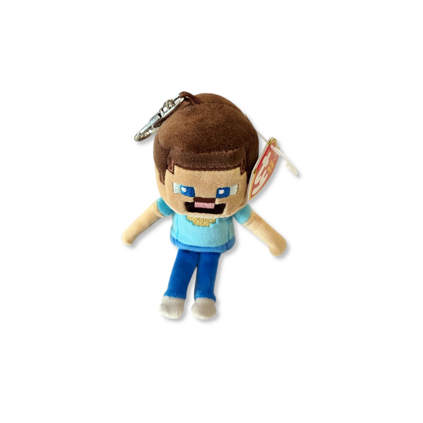 TY Beanie Babies Key Clips - Minecraft - Steve