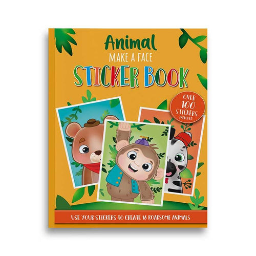 Animal Make a Face Sticker Book - Anilas UK