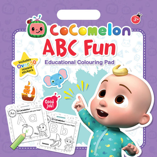 Cocomelon ABC Fun: Educational Colouring Pad - Anilas UK