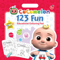 Cocomelon 123 Fun: Educational Colouring Pad - Anilas UK