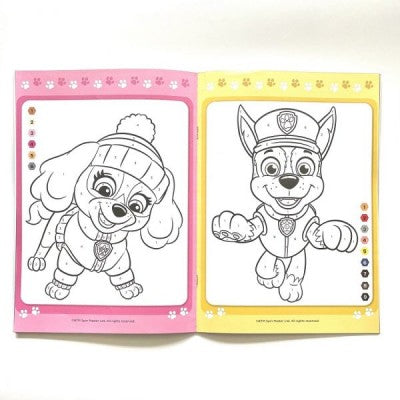 Paw Patrol Colour by Numbers Book - Anilas UK