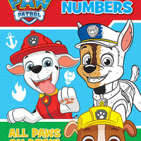 Paw Patrol Colour by Numbers Book - Anilas UK