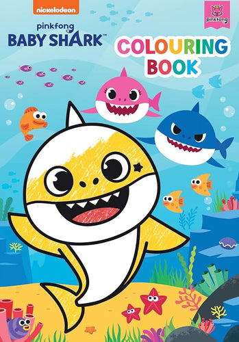 Baby Shark Colouring Book - Anilas UK