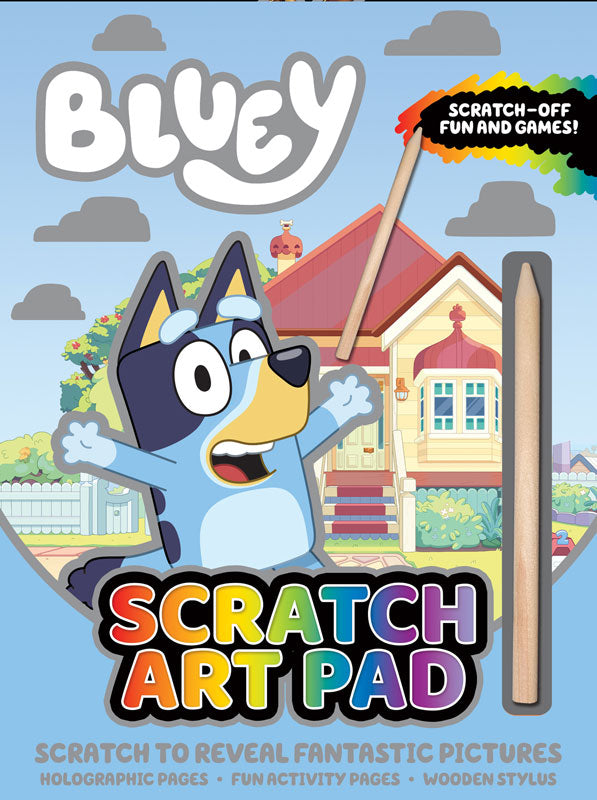 Bluey Scratch Art Pad - Anilas UK