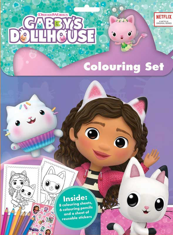 Gabby's Dollhouse Colouring Set - Anilas UK