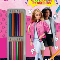 Barbie Super Colour by Numbers Book