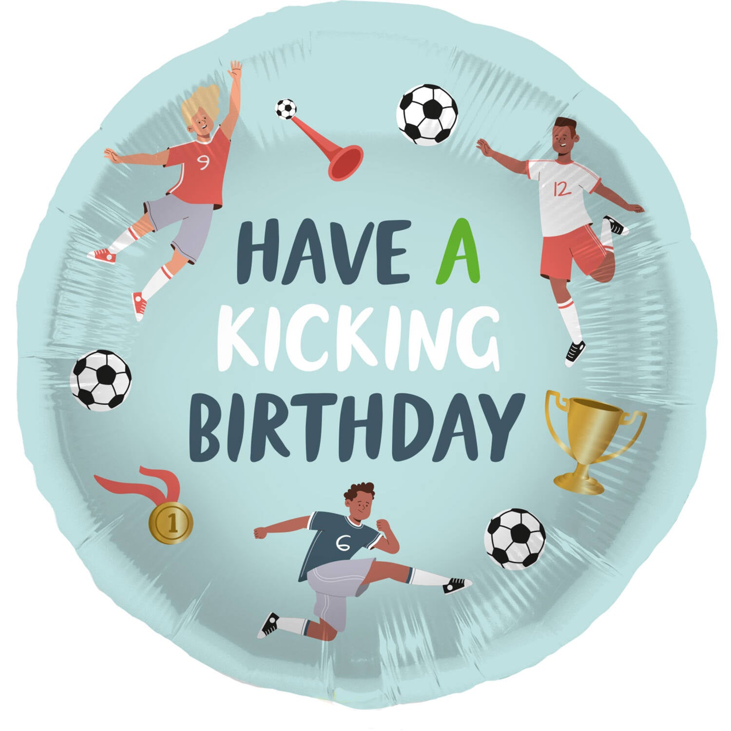 Fantastic Football Foil Party Balloon - (45 cm) - Anilas UK