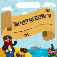 8 Pirate Party Loot Bags - Anilas UK