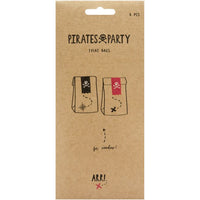 Pirates Kraft Treat Bags (Pack of 6) - Anilas UK