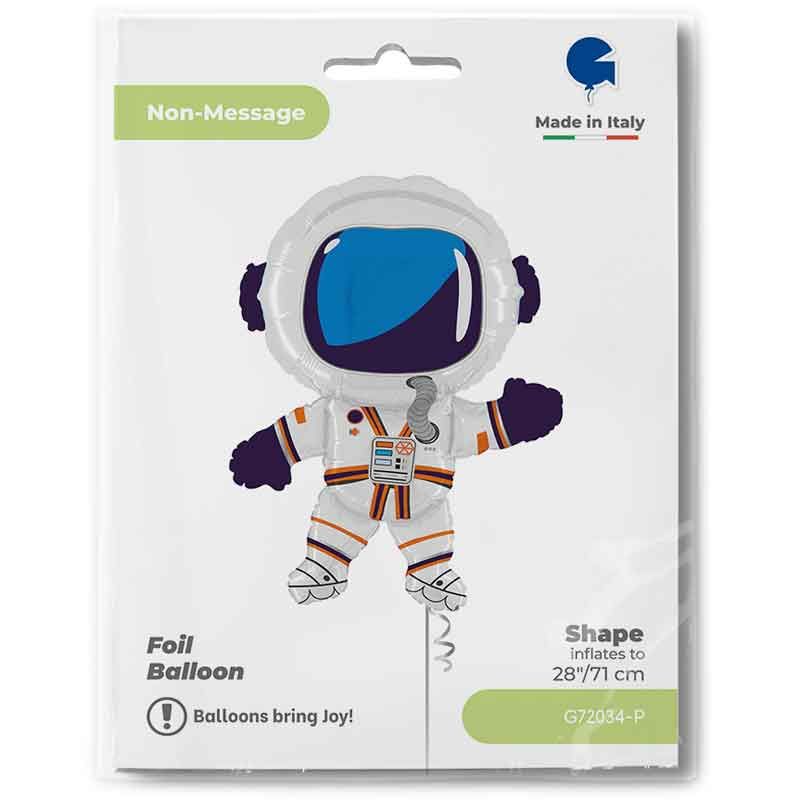 Happy Astronaut Super Shape Party Balloon - Anilas UK