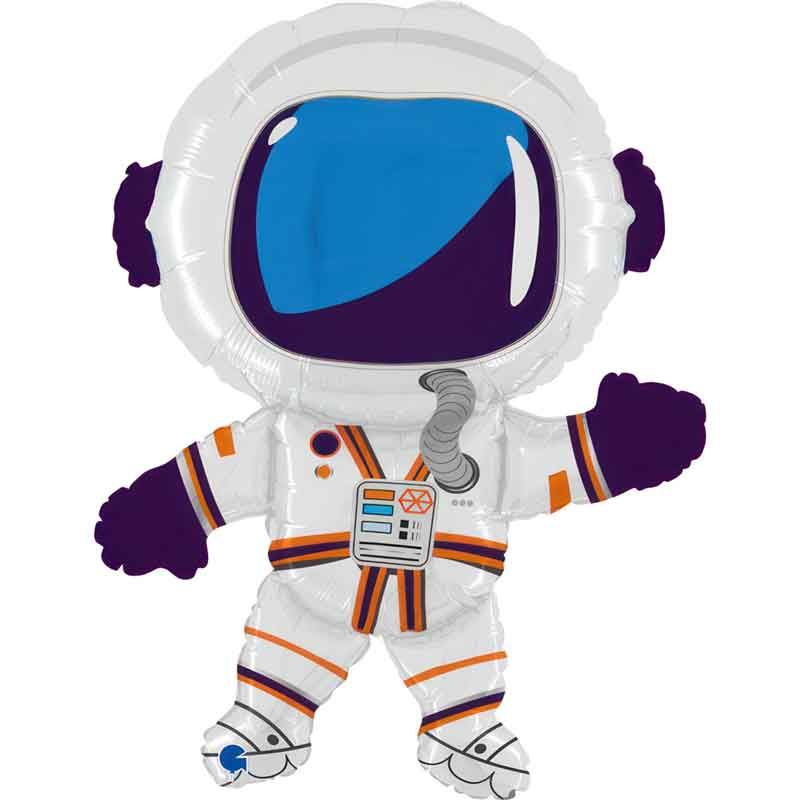Happy Astronaut Super Shape Party Balloon - Anilas UK