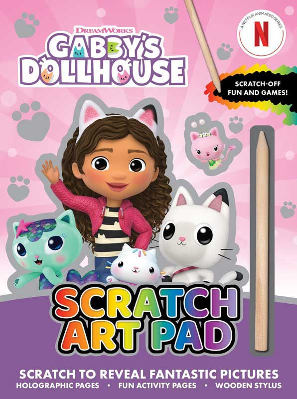Gabby's Dollhouse Scratch Art Pad - Anilas UK