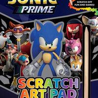 Sonic Prime Scratch Art Pad - Anilas UK