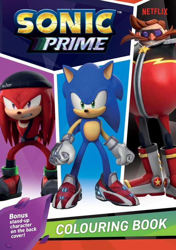 Sonic Prime Colouring Book - Anilas UK