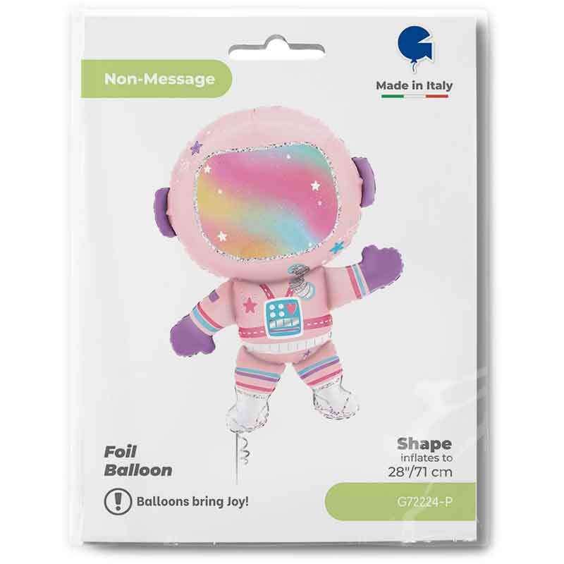 Lady Astronaut Super Shape Party Balloon (28") - Anilas UK