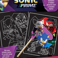 Sonic Prime Scratch Art Set - Anilas UK
