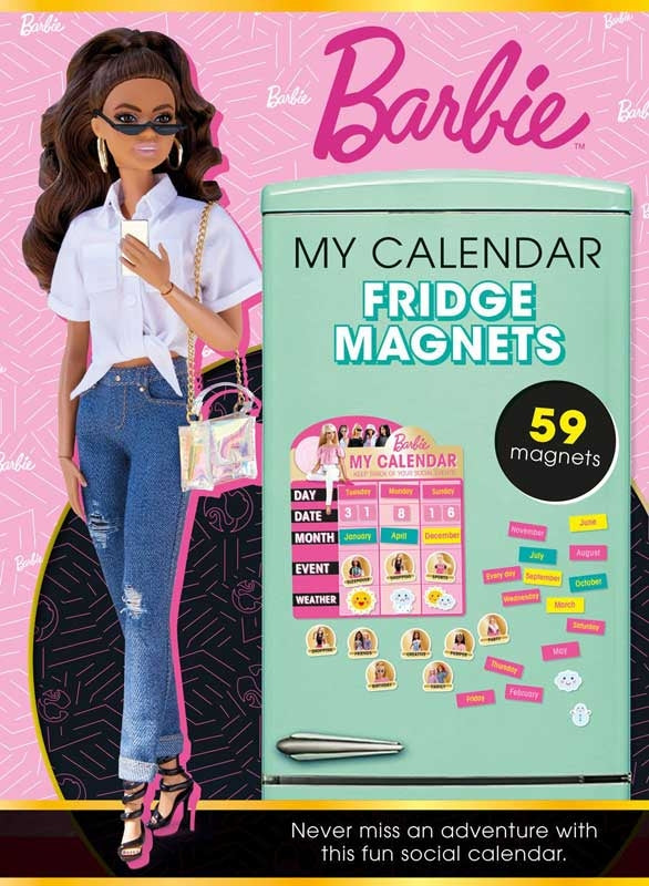 Barbie: My Calendar Fridge Magnets - Anilas UK