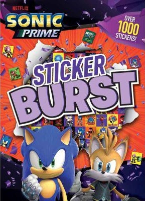 Sonic Prime Sticker Burst Book - Anilas UK