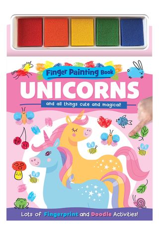Unicorn Finger Painting Book - Anilas UK