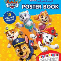 Paw Patrol Paint with Water Poster Book